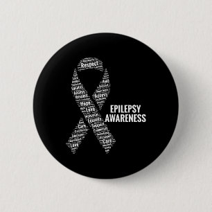 Badge Rond 5 Cm Sensibilisation à l'épilepsie Respect Soins Plaido