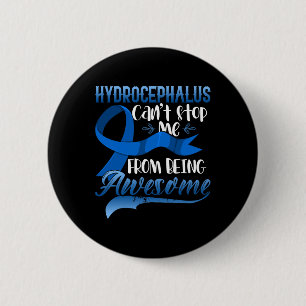 Badge Rond 5 Cm Sensibilisation à l'hydrocéphalie Hydrocéphalie Gu