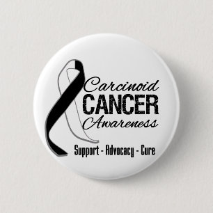 Badge Rond 5 Cm Sensibilisation au cancer de la carcinoïde