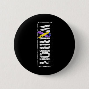 Badge Rond 5 Cm Sensibilisation au cancer de la vessie - Ruban du