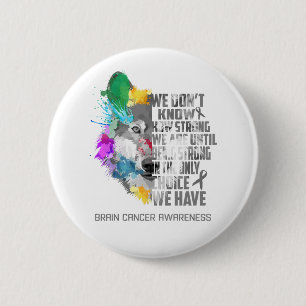 Badge Rond 5 Cm Sensibilisation au cancer du cerveau Ruban Cadeaux