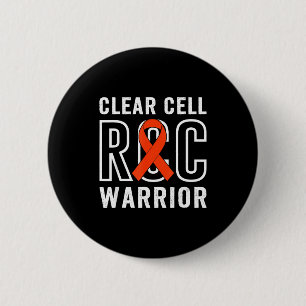 Badge Rond 5 Cm Sensibilisation au cancer du rein de la cellule cl