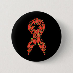 Badge Rond 5 Cm Sensibilisation au cancer du sang Motivation Souti