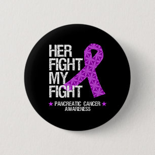 Badge Rond 5 Cm Sensibilisation au cancer pancréatique Ribbon viol