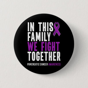 Badge Rond 5 Cm Sensibilisation au cancer pancréatique Survivant D