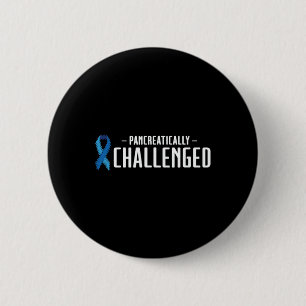 Badge Rond 5 Cm Sensibilisation au diabète Type 1 2 - Diabétique T
