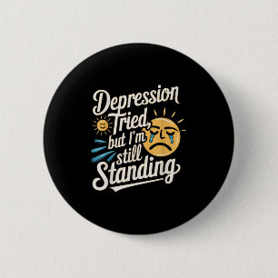 Badge Rond 5 Cm Sensibilisation au suicide Dépression Anxiété Sant