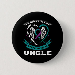 Badge Rond 5 Cm Sensibilisation Au Suicide En Mémoire De Mon Oncle