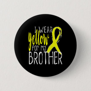 Badge Rond 5 Cm Sensibilisation Au Suicide Je Porte Du Jaune Pour