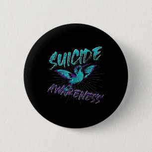 Badge Rond 5 Cm Sensibilisation au suicide Prévention du suicide c