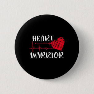 Badge Rond 5 Cm Sensibilisation au trouble du guerrier Présente Co
