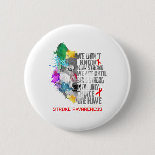 Badge Rond 5 Cm Sensibilisation aux accidents vasculaires cérébrau
