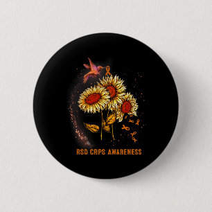 Badge Rond 5 Cm Sensibilisation aux crus Rsd de tournesol de colib