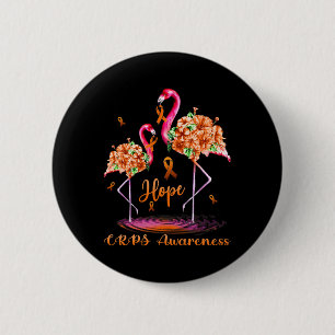 Badge Rond 5 Cm Sensibilisation aux cultures Flamants roses