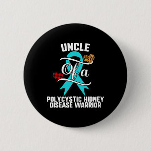 Badge Rond 5 Cm Sensibilisation aux maladies du rein polykystique 