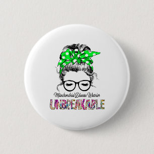 Badge Rond 5 Cm Sensibilisation aux maladies mitochondriales Souti