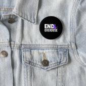 Badge Rond 5 Cm Sensibilisation aux surdoses - Sensibilisation aux (En situation)