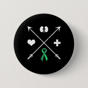 Badge Rond 5 Cm Sensibilisation aux transplantations Mois de la ma