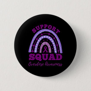 Badge Rond 5 Cm Sensibilisation de l'équipe de soutien à la surdos