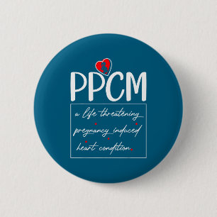 Badge Rond 5 Cm Sensibilisation minimale au Ppcm Kayla's Corner po