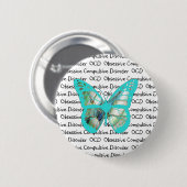 Badge Rond 5 Cm Sensibilisation Obsessive Compulsive aux troubles  (Devant & derrière)