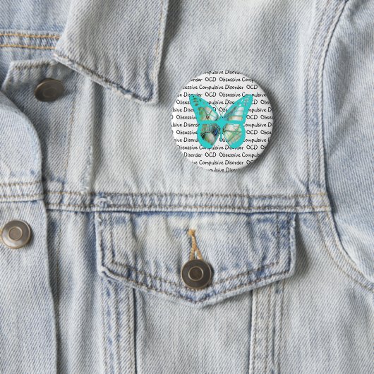 Badge Rond 5 Cm Sensibilisation Obsessive Compulsive aux troubles  (En situation)