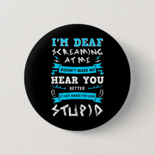 Badge Rond 5 Cm Sensibilisation OEuvres D'Aide Implante Asl Qui Me