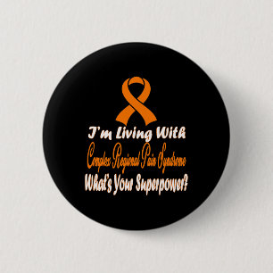 Badge Rond 5 Cm Sensibilisation régionale complexe au syndrome de