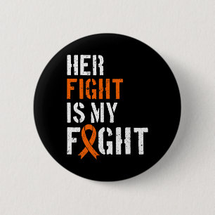 Badge Rond 5 Cm Sensibilisation Son Combat Est Mon Soutien De Comb