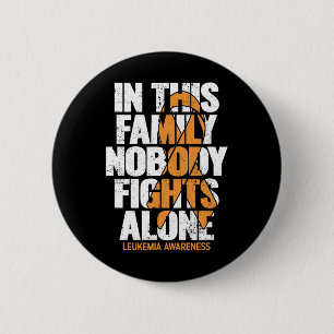 Badge Rond 5 Cm Sensibilisation Soutien familial Leucémie Sensibil