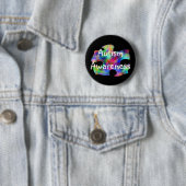 Badge Rond 5 Cm Sensibilisation sur l'autisme (En situation)
