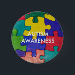 BADGE ROND 5 CM SENSIBILISATION SUR L'AUTISME<br><div class="desc">Bouton sensibilisation sur l'autisme</div>