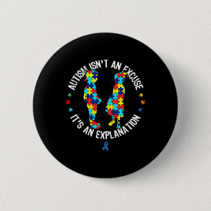 Badge Rond 5 Cm Sensibilisation sur l'autisme Soyez Différents Mam