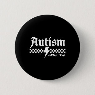 Badge Rond 5 Cm Sensibilisation sur l'autisme World Autism Tour Be