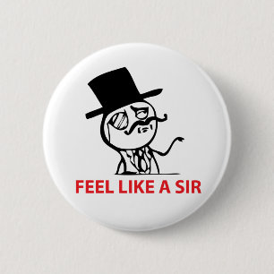 Badge Rond 5 Cm Sentez comme monsieur Button