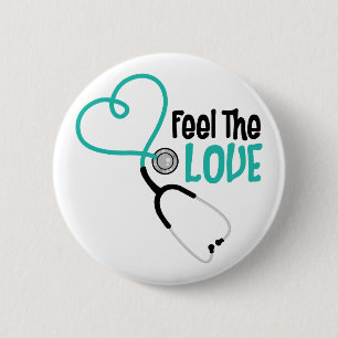 Badge Rond 5 Cm Sentez l'amour