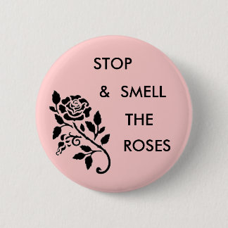 Badge Rond 5 Cm Sentez les roses