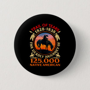 Badge Rond 5 Cm Sentier des Larmes 1828-1838 Histoire des Amérindi