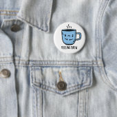 Badge Rond 5 Cm Sentiment Brew Funny Sad Coffee Pun (En situation)