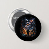 Badge Rond 5 Cm Sentinel of the Star Gate (Devant & derrière)