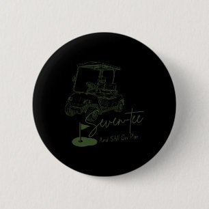 Badge Rond 5 Cm Sept Tee Toujours Sur Par 70E Anniversaire Golf L