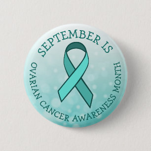 Badge Rond 5 Cm Septembre est le mois de sensibilisation au cancer