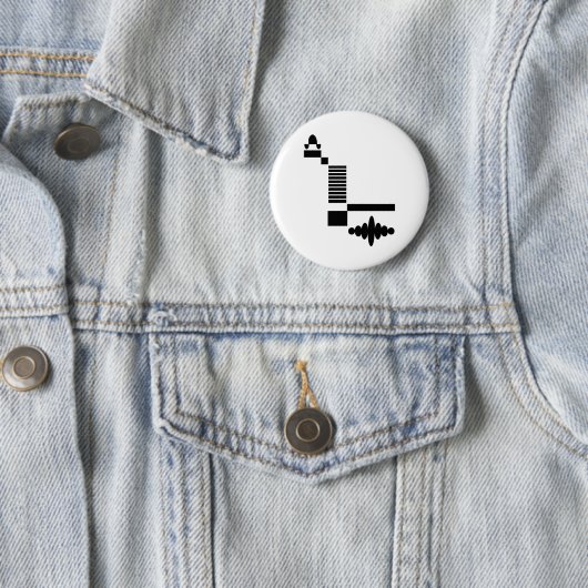 Badge Rond 5 Cm Séquence d'impulsions IRM (En situation)