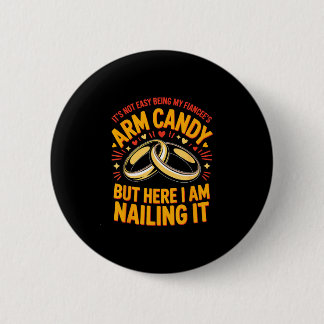 Badge Rond 5 Cm Sera un accessoire de bras fiançailles fiancé coup