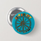 BADGE ROND 5 CM SÉRÉNITÉ - ACCEPTATION PAISIBLE (Devant & derrière)