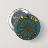 BADGE ROND 5 CM SÉRÉNITÉ - ACCEPTATION PAISIBLE (Devant & derrière)