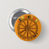 BADGE ROND 5 CM SÉRÉNITÉ - ACCEPTATION PAISIBLE (Devant & derrière)