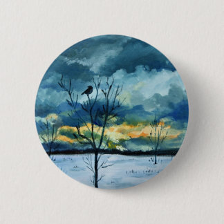 Badge Rond 5 Cm "Sérénité" par Hilary J Angleterre