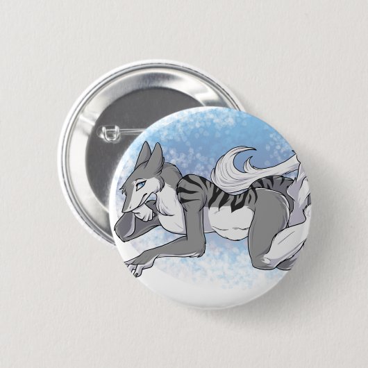 Badge Rond 5 Cm Sergal mignon (Devant & derrière)