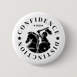 Badge Rond 5 Cm Série Chevalier Vintage GEUEE